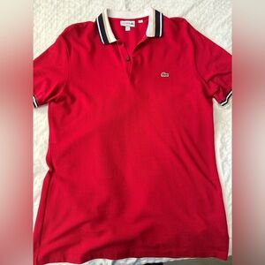 Lacoste Men's Vibrant Red Polo Shirt